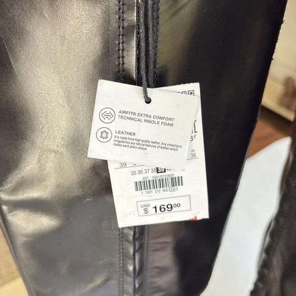 Zara Black Heeled Boots - Picture 5 of 12